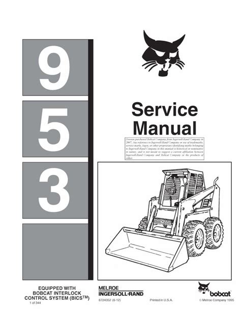 bobcat 953 skid steer specs|cat 953 owners manual pdf.